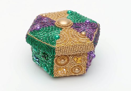 Mardi Gras Jewel box and Jewels - Janet Rouse